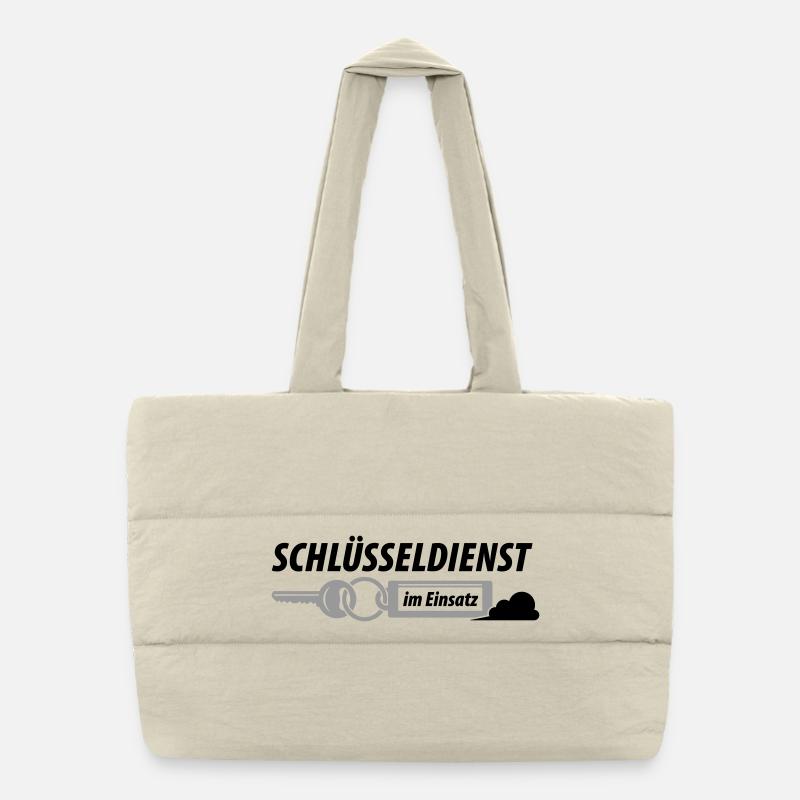 Schlüsseldienst im Einsatz Puffer-Einkaufstasche