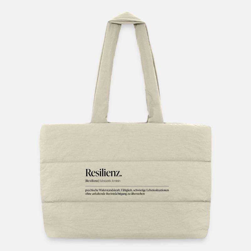 Resilience Puffer Shopping Bag