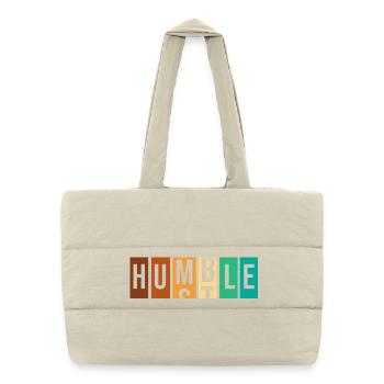 Workaholic Humble - Puffer Shopping Bag - natural - Front