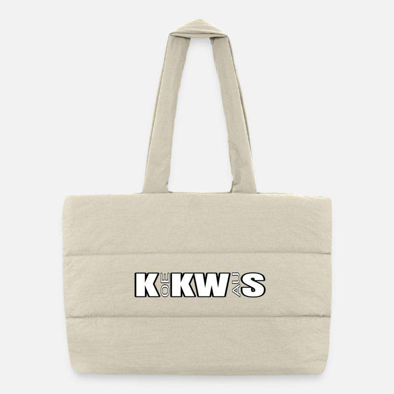 K:KW:S - Puffer Shopping Bag - natural