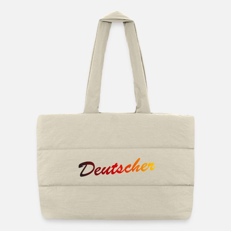 German Puffer Shopping Bag