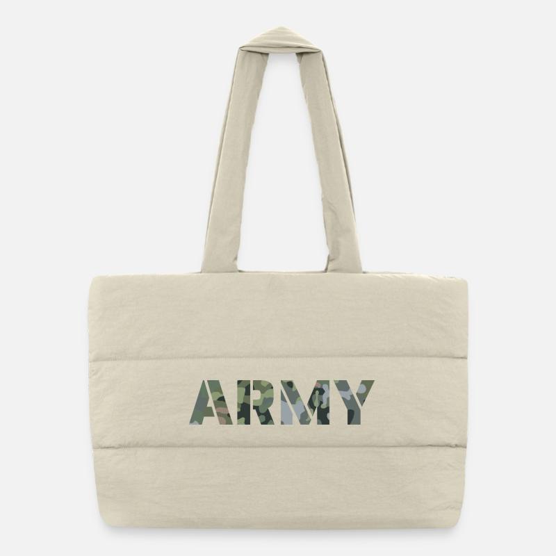 ARMY NL NFP Tarnmuster Puffer-Einkaufstasche