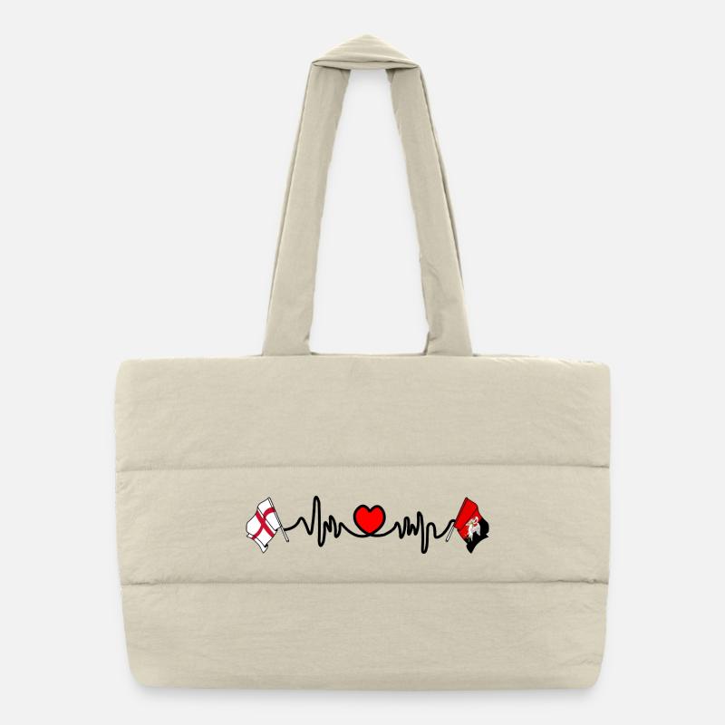 Buckinghamshire & England Puffer Shopping Bag