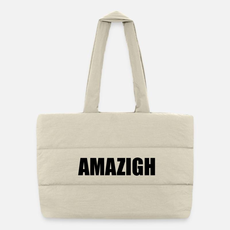Amazigh Sac shopping matelassé