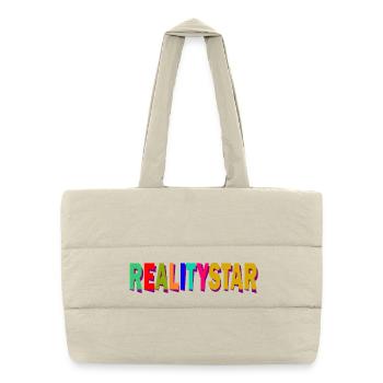 RealityStar color explosion - Puffer Shopping Bag - natural - Front
