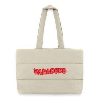 Vacances Varadero - Sac shopping matelassé - blanc naturel - Devant