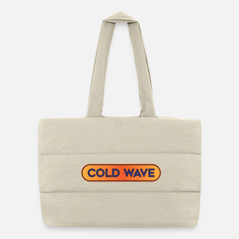 Gradient néon de la vague froide Sac shopping matelassé