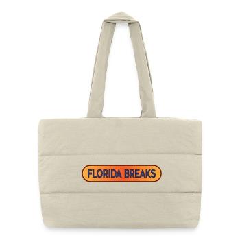 Florida Breaks – Funky Hip-Hop Beats und Breaks - Puffer-Einkaufstasche - Naturweiß - Vorne