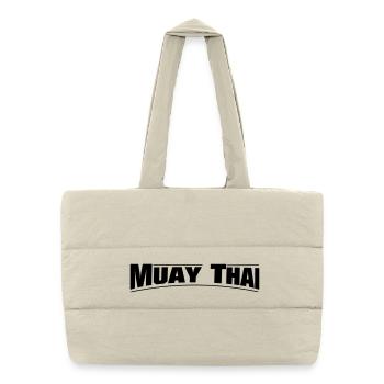 MUAY THAI - Puffer Shopping Bag - natural - Front