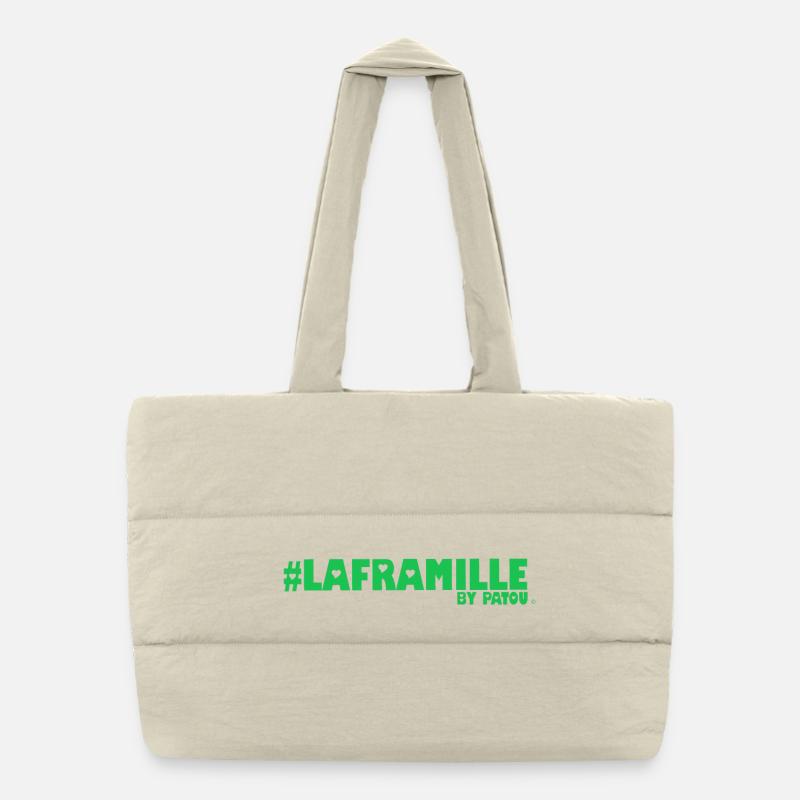 laframille Sac shopping matelassé