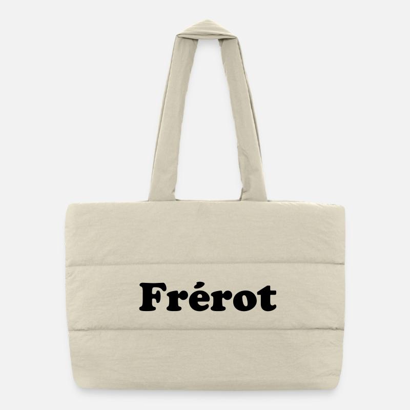 Frérot - expression amicale  Sac shopping matelassé