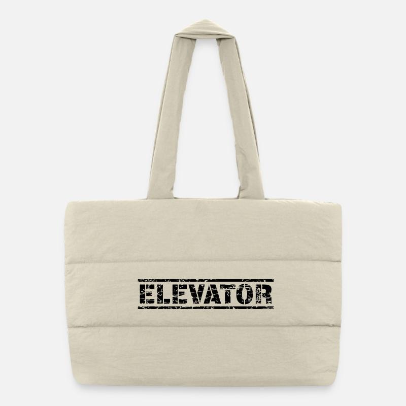 Elevator Puffer-Einkaufstasche