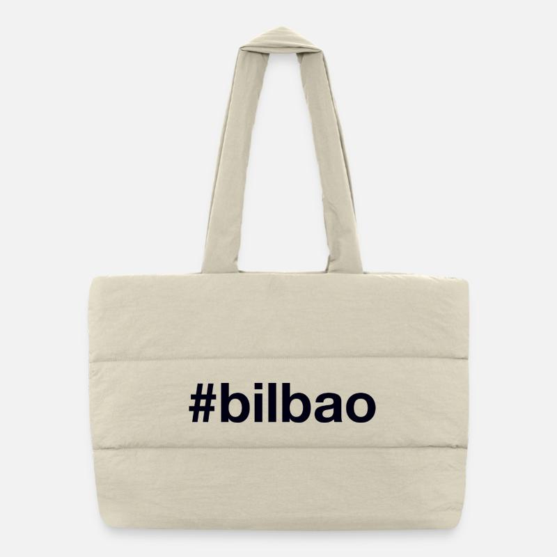 BILBAO Hashtag Sac shopping matelassé