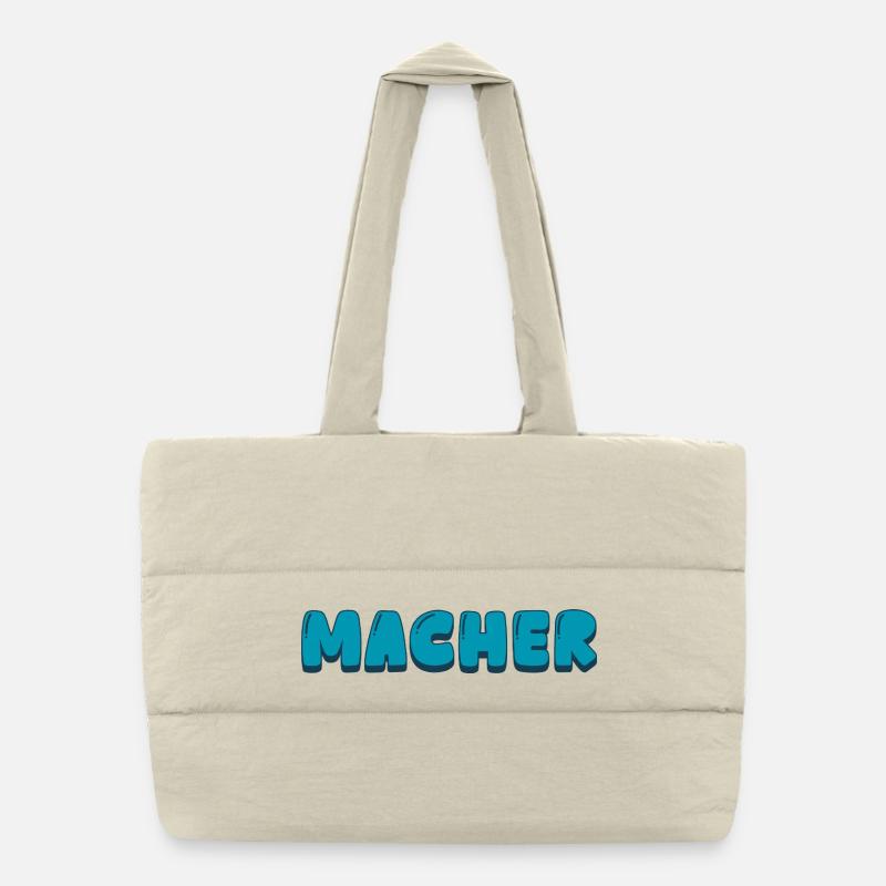 Macher Puffer-Einkaufstasche