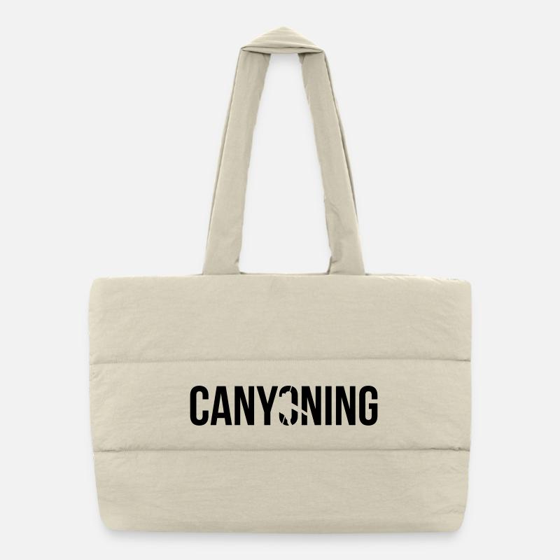 canyoning Puffer-Einkaufstasche