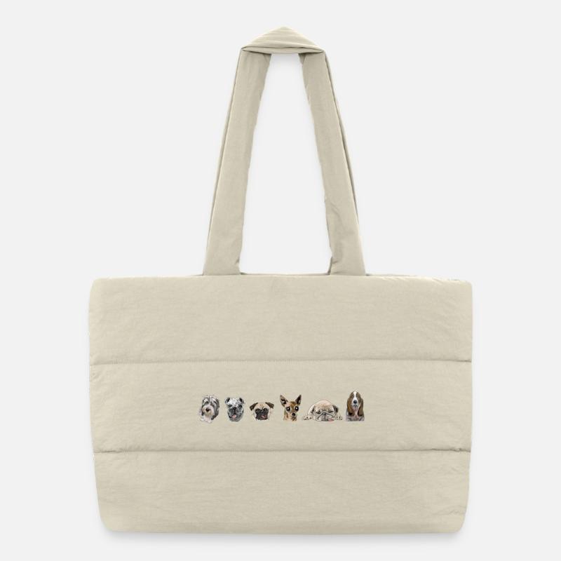 Canine Puffer Shopping Bag