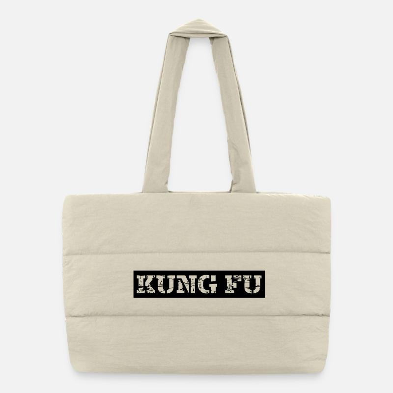 Kung Fu Puffer-Einkaufstasche