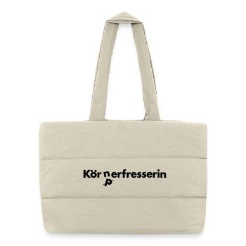 Vegetarian - Puffer Shopping Bag - natural - Front