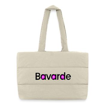 Bavarde - Sac shopping matelassé - blanc naturel - Devant