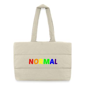 NORMAL - Puffer Shopping Bag - natural - Front
