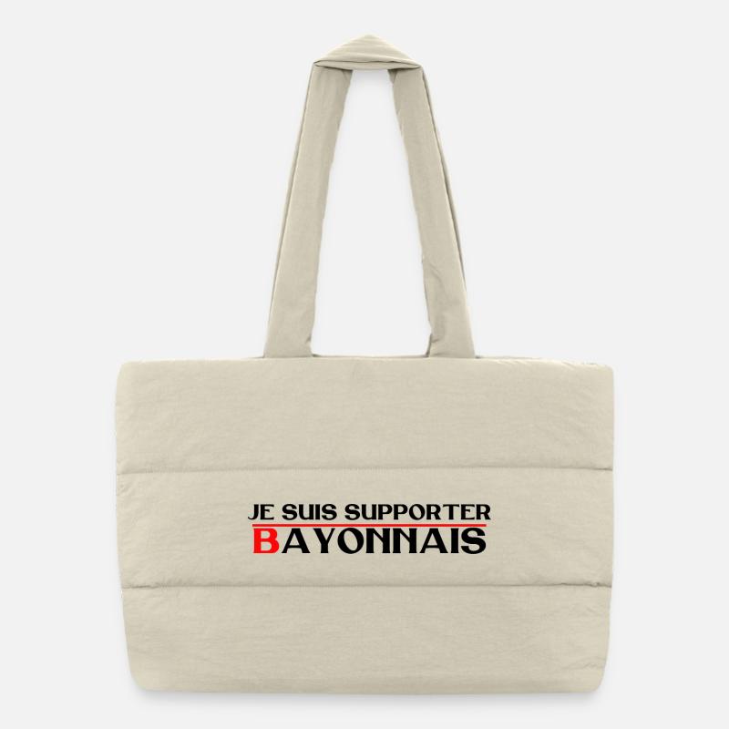 I'm a Bayonne supporter Puffer Shopping Bag