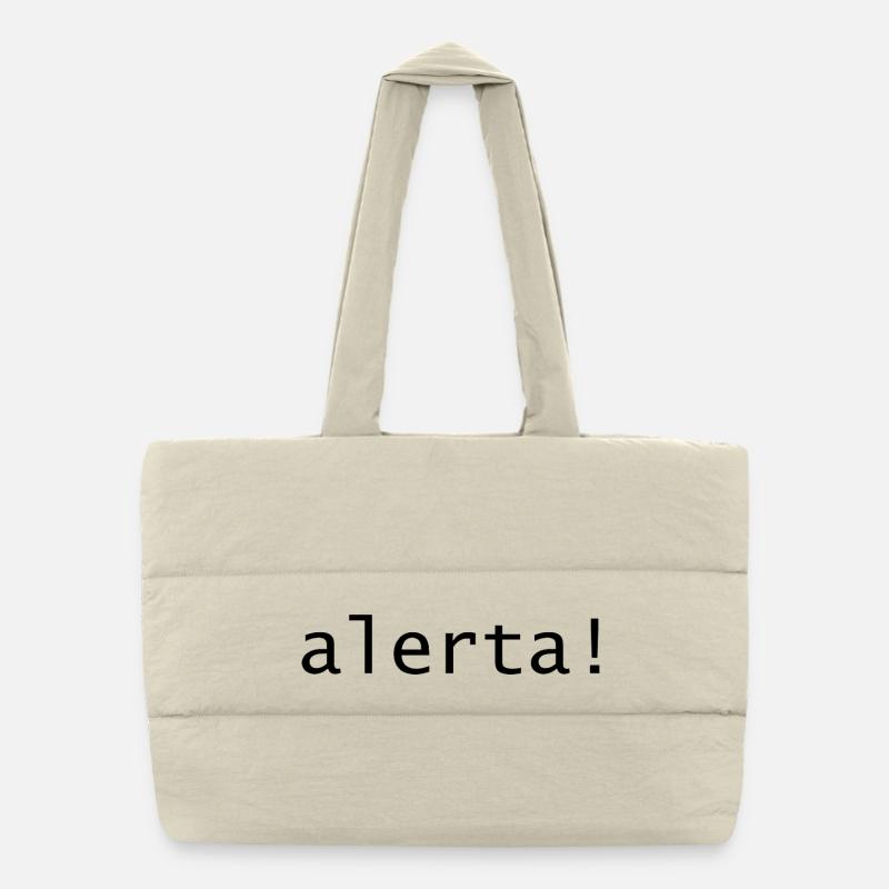 Alerta! Puffer-Einkaufstasche