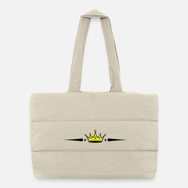 Élément de la couronne Sac shopping matelassé