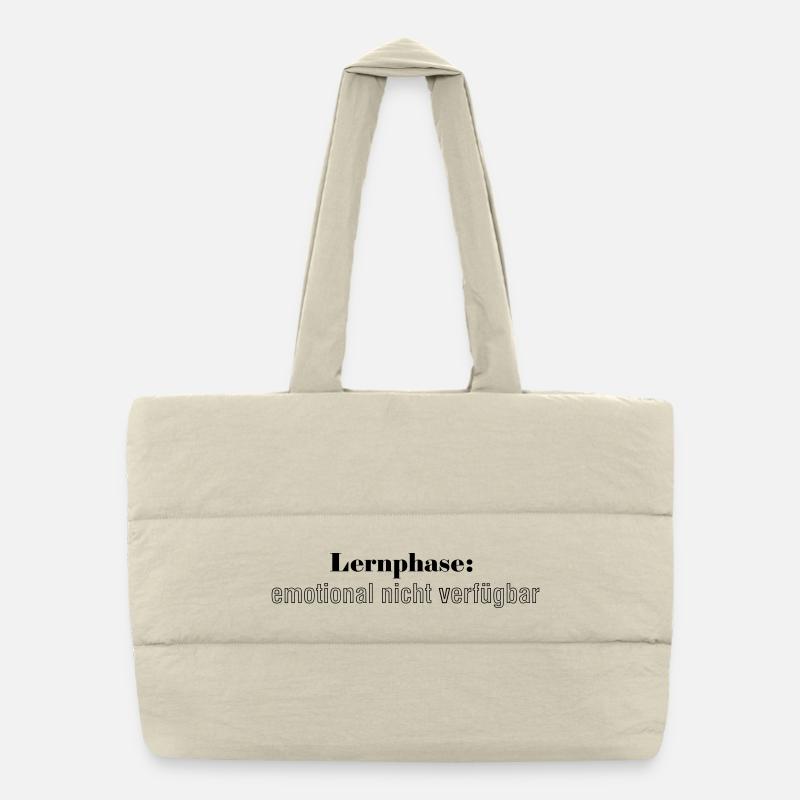 Phase d’apprentissage : émotionnellement indisponible Sac shopping matelassé