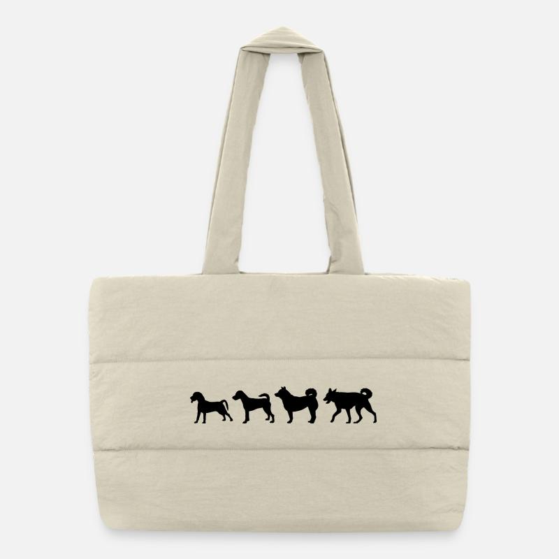 Development of the dog Puffer Shopping Bag