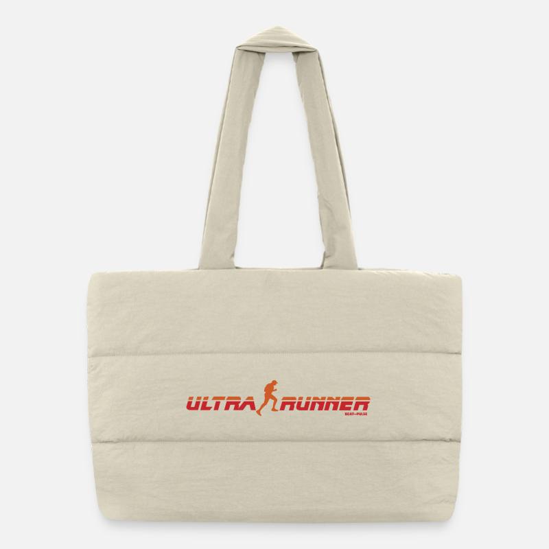 Ultra Runner - Run in style ultra runner design Puffer Shopping Bag