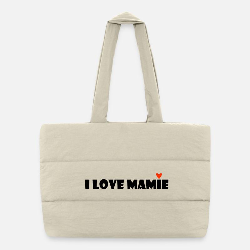OMA. MAMA. OMA. MUTTERTAG Puffer-Einkaufstasche