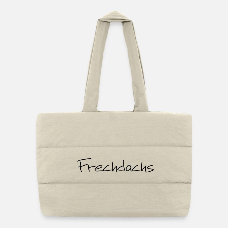 Frechdachs Kind Kleinkind frech Geschenk Puffer-Einkaufstasche