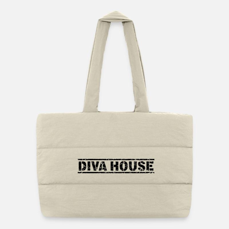 Maison de la diva Sac shopping matelassé