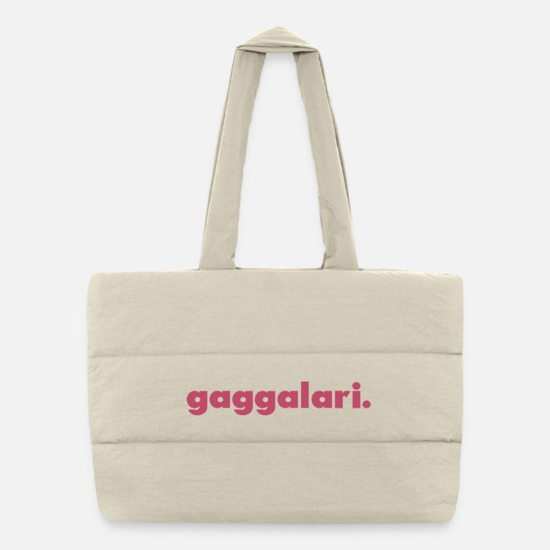 gaggalari. Puffer-Einkaufstasche