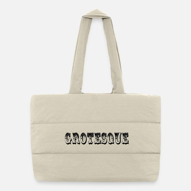 Grotesque Puffer Shopping Bag