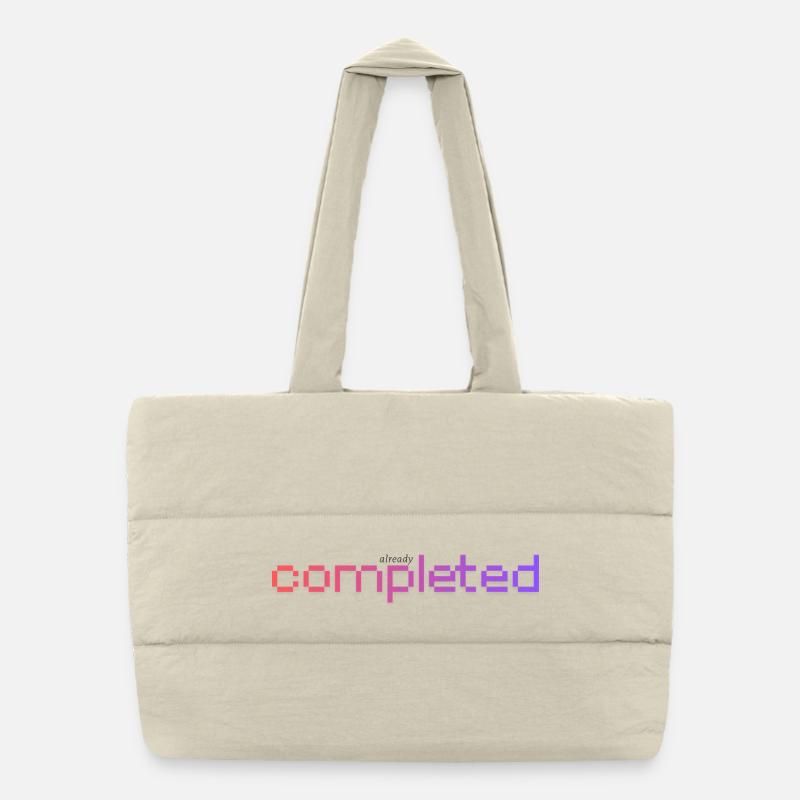 Déjà terminé ! Sac shopping matelassé