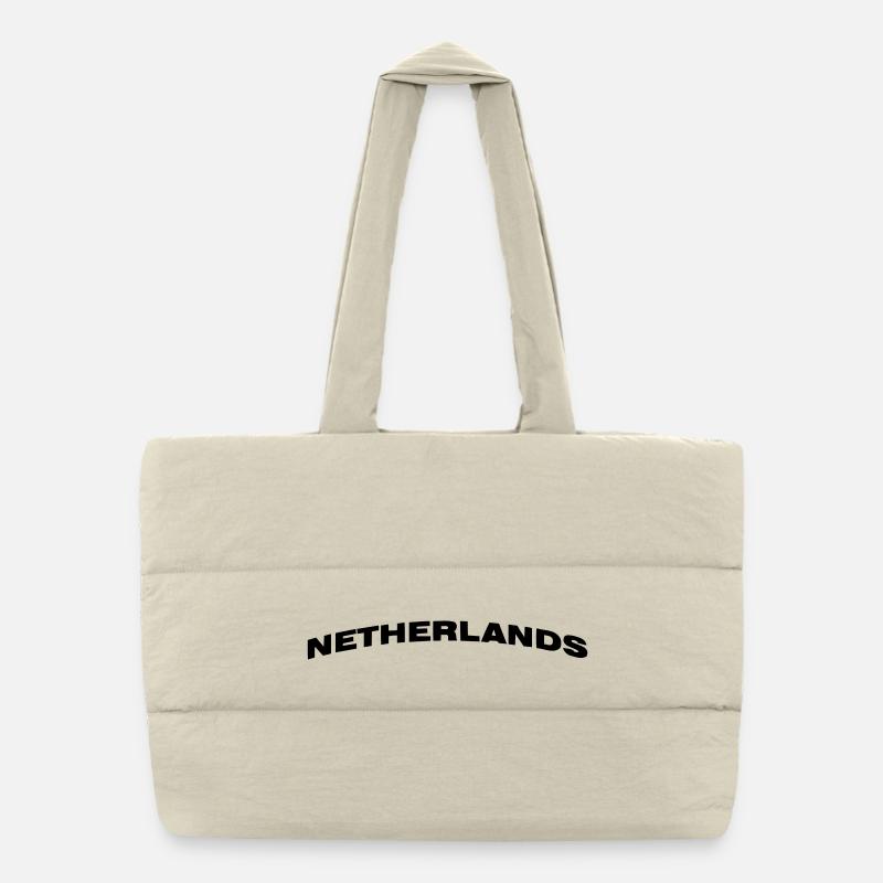 Netherlands Puffer Shopping Bag