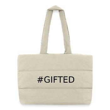 #GIFTED - Puffer Shopping Bag - natural - Front
