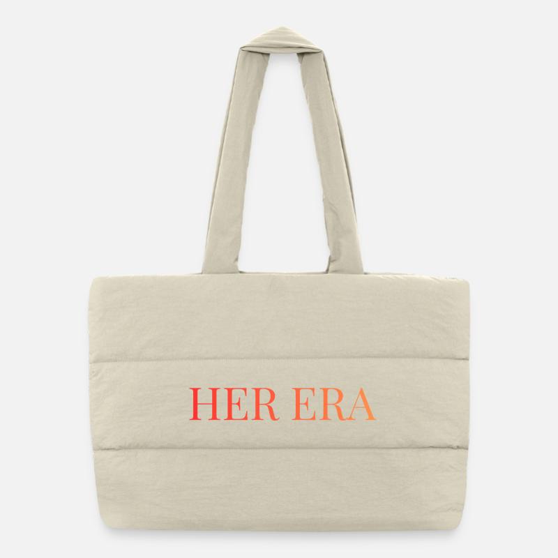 Her era Puffer Shopping Bag