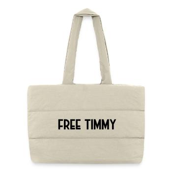 Free Timmy rettet den Buckelwal - Puffer-Einkaufstasche - Naturweiß - Vorne