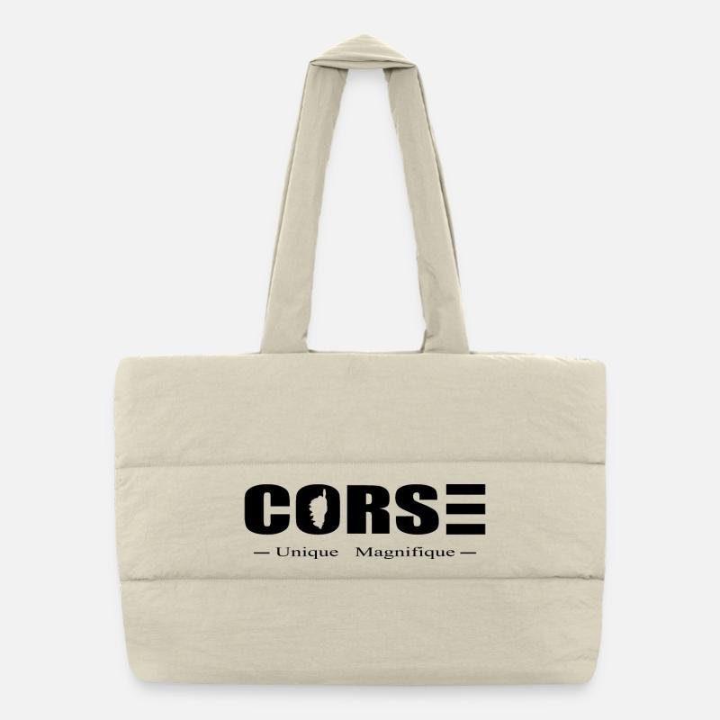 corse Sac shopping matelassé