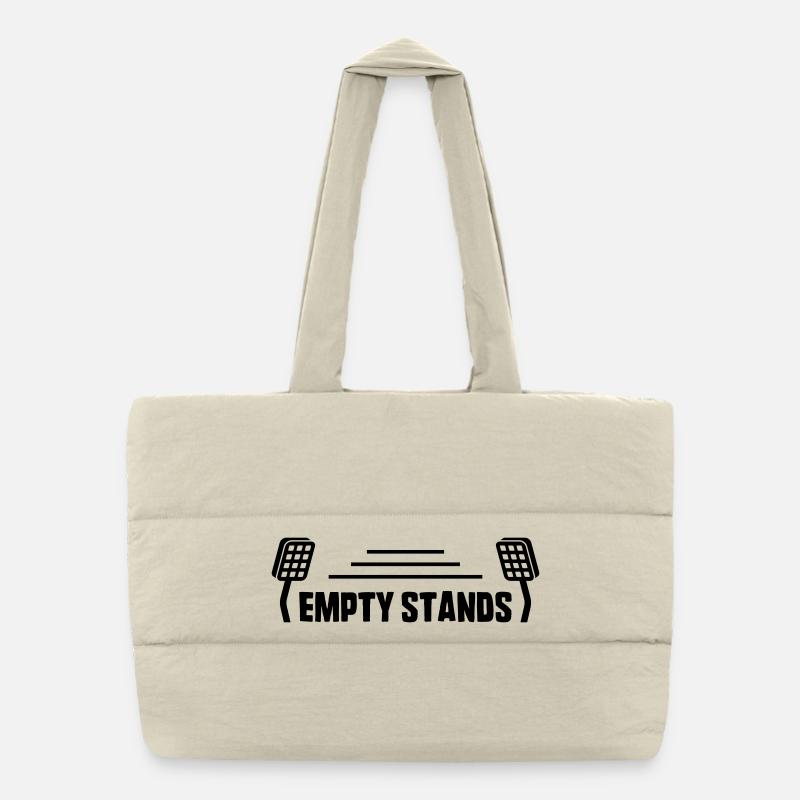 Empty Stands Logo Puffer-Einkaufstasche