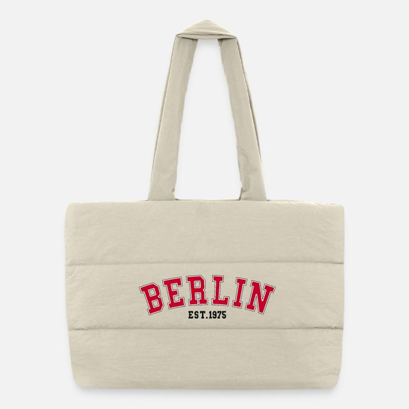 Berlin_Est_1975 Sac shopping matelassé