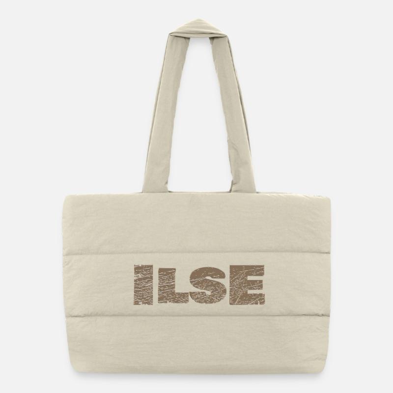 Name Ilse Puffer-Einkaufstasche