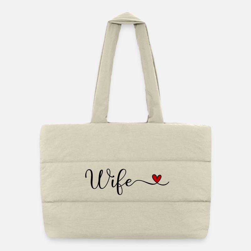 Ehefrau Puffer-Einkaufstasche