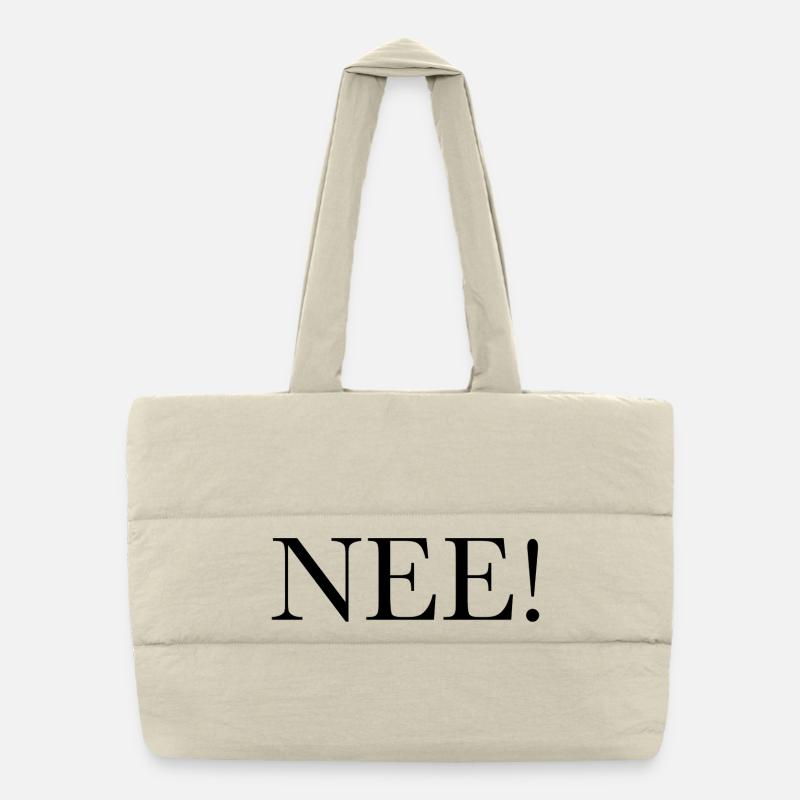 NEE! Puffer-Einkaufstasche