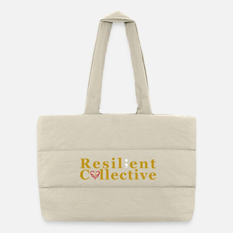 Resilient Collective Logo Puffer Shopping Bag