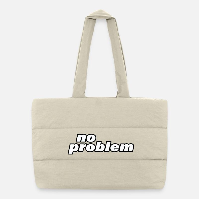 NO PROBLEM Puffer-Einkaufstasche