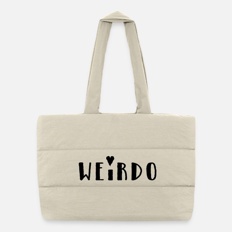 Hurluberlu - Sac shopping matelassé - blanc naturel