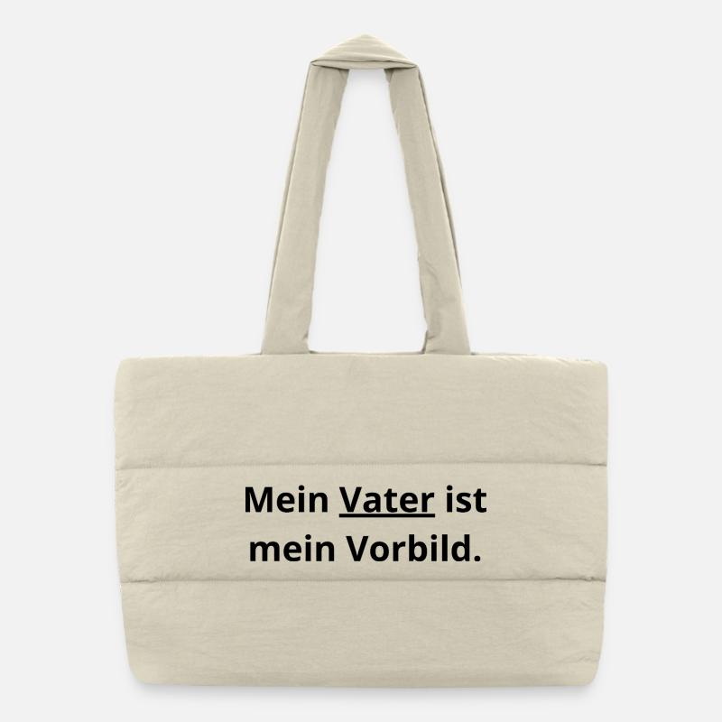 ​Papa Vorbild: Mein Held im Leben Puffer-Einkaufstasche